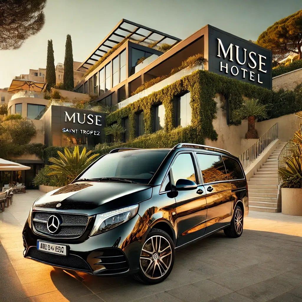 chauffeur privé prive vtc hôtel hotel muse saint tropez st transport